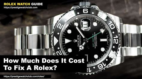 how much does it cost to fix a broken rolex|rolex repairs near me cost.